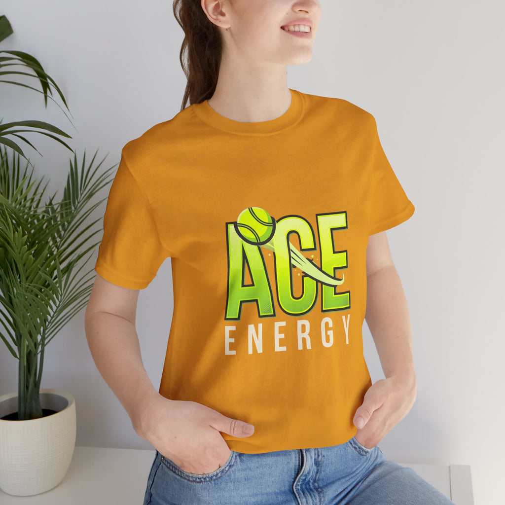 T-Shirt — "Ace Energy" Tennis Graphic Tee