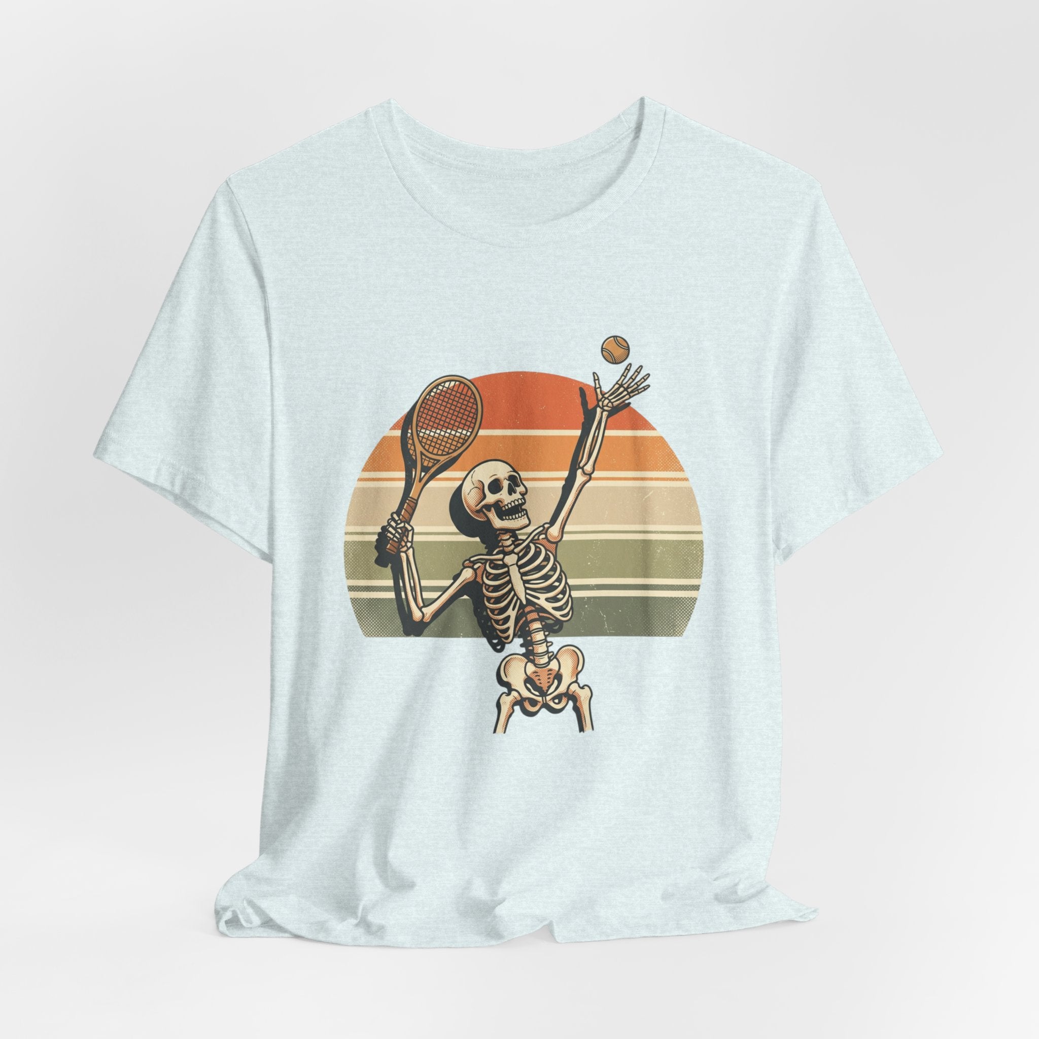 Skeleton Tennis Vintage Sunset Tee