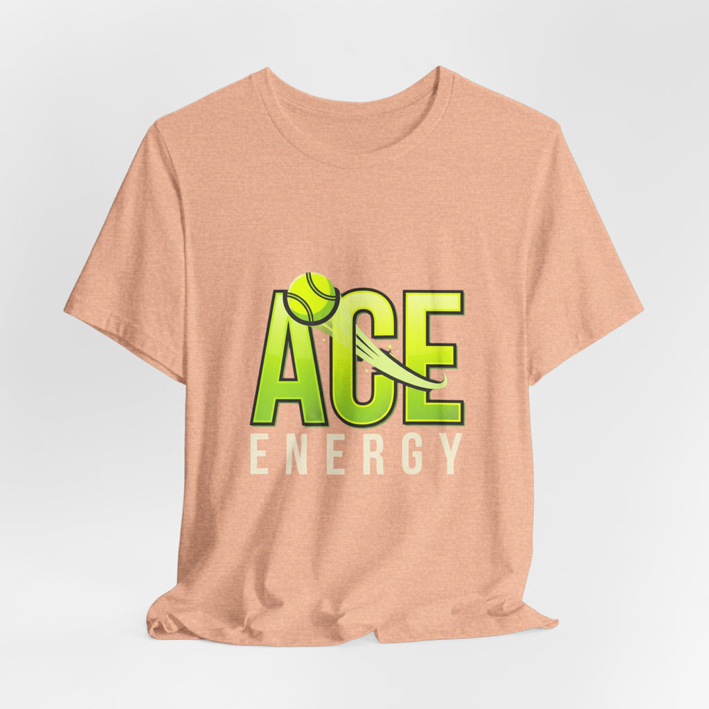 T-Shirt — "Ace Energy" Tennis Graphic Tee