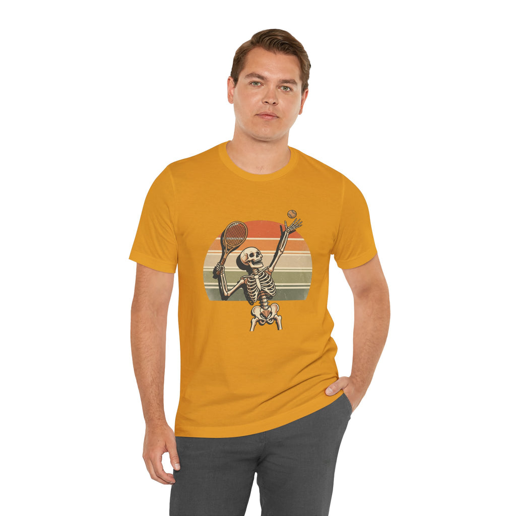 Skeleton Tennis Vintage Sunset Tee