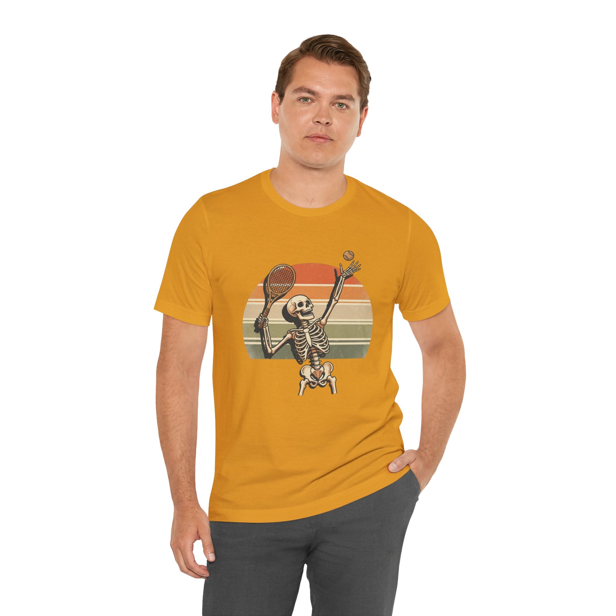 Skeleton Tennis Vintage Sunset Tee