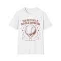T-Shirt — "Double Fault, Double Espresso" Tennis Coffee Graphic Tee
