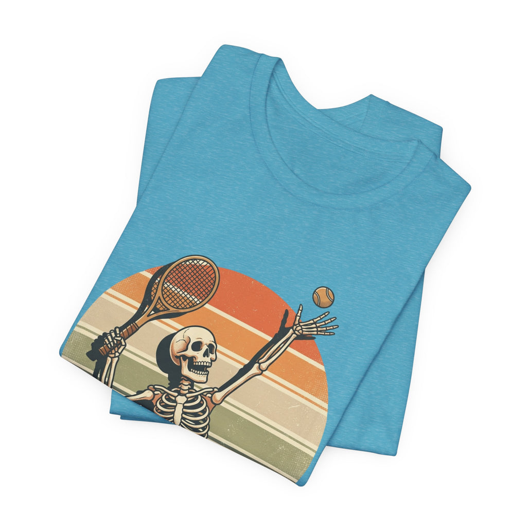 Skeleton Tennis Vintage Sunset Tee