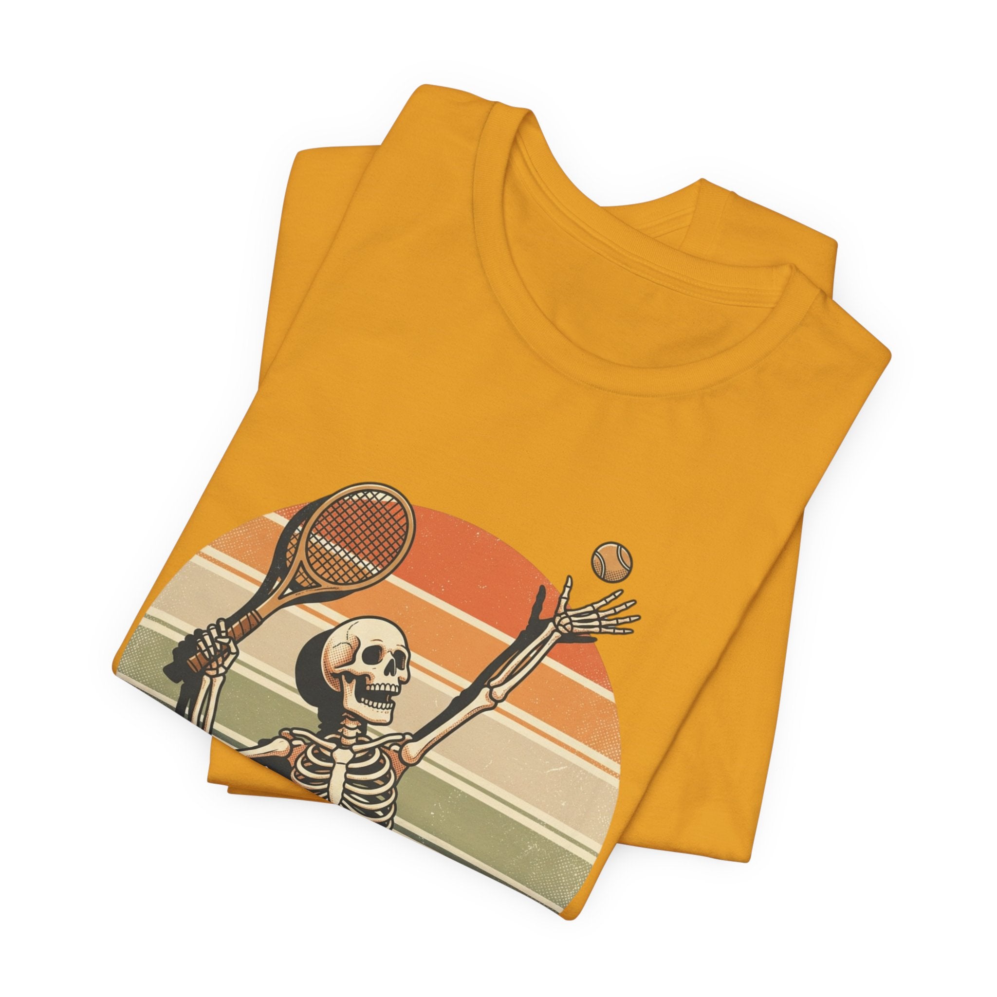 Skeleton Tennis Vintage Sunset Tee