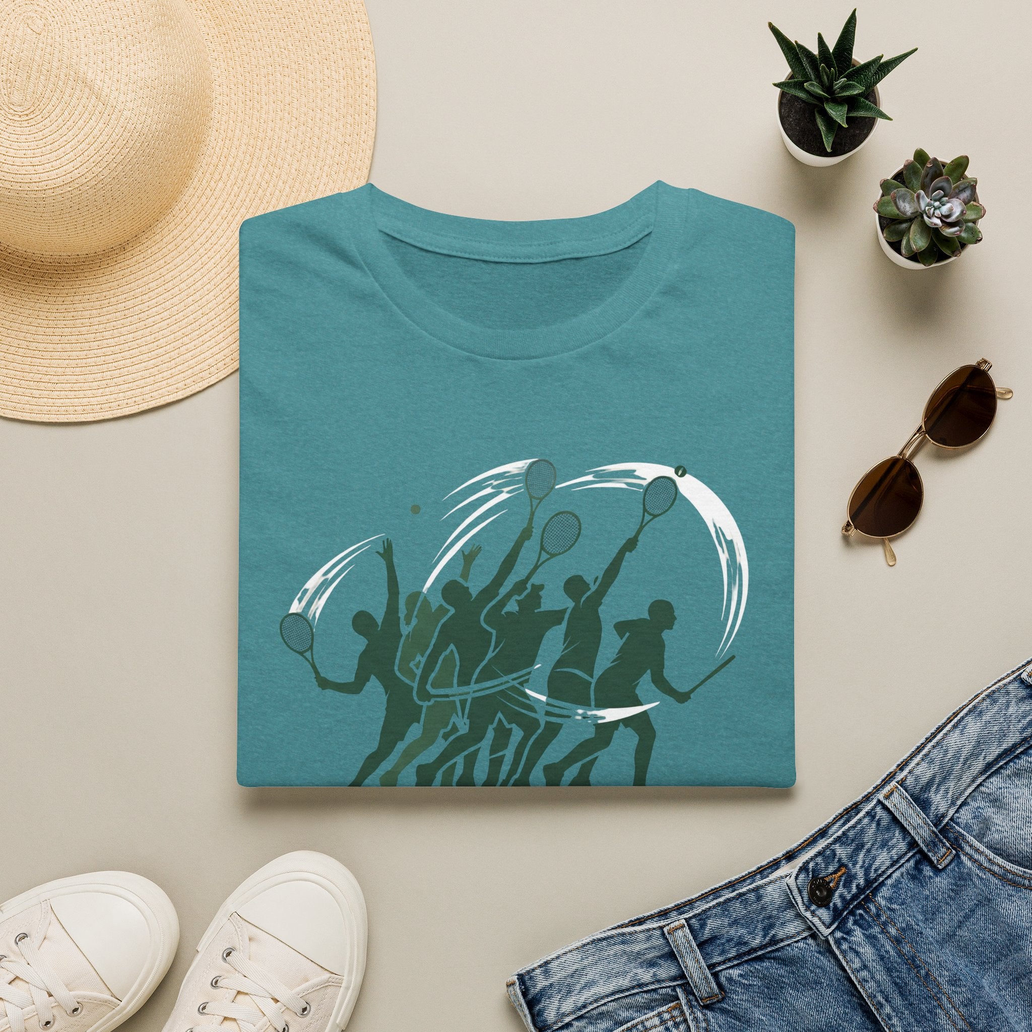 T-Shirt — Chasing the Perfect Serve Tennis Graphic Tee
