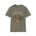 Witch Please I'm Playing Tennis T‑Shirt — Halloween Tennis Player Graphic Shirt