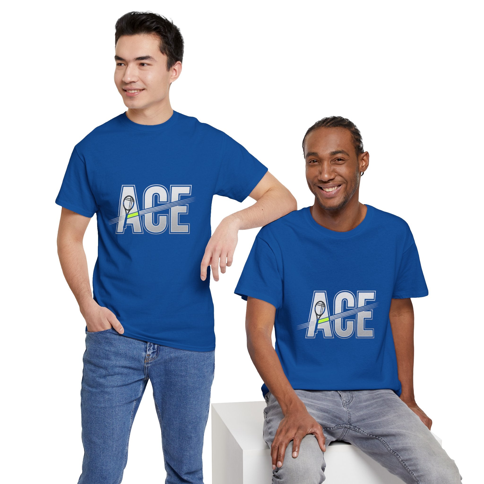 Ace Graphic Tee — Minimal Tennis 'ACE' Design