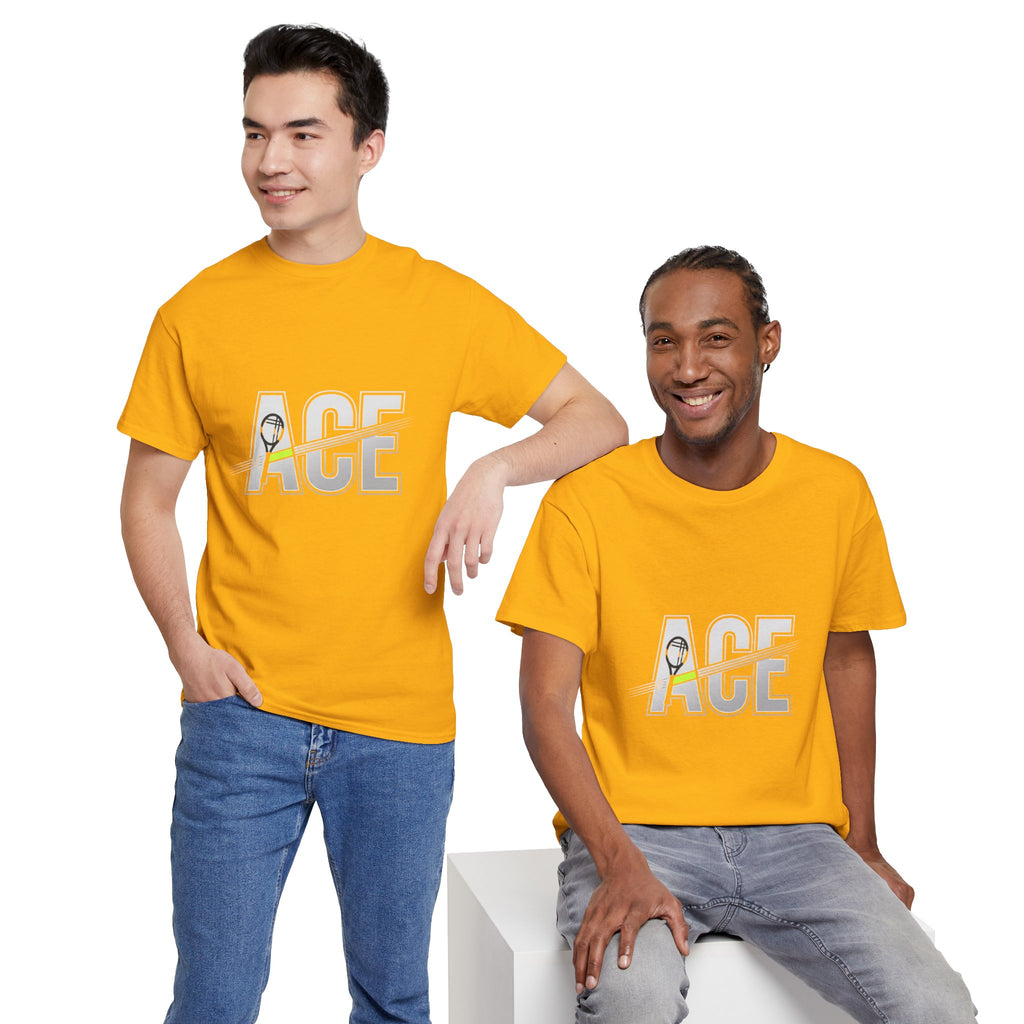 Ace Graphic Tee — Minimal Tennis 'ACE' Design