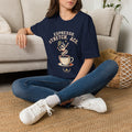 Espresso Stretch Ace T-Shirt — Coffee & Tennis Vintage Graphic Tee