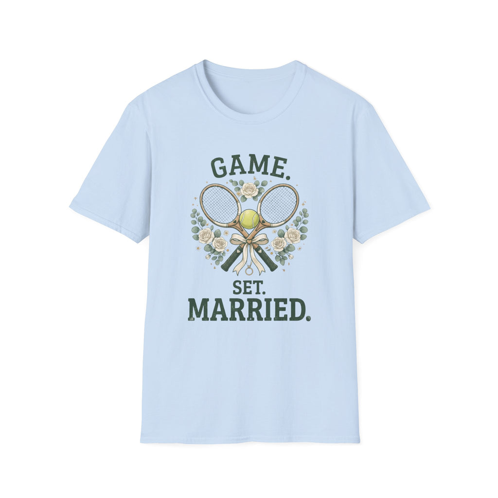 T-Shirt — "Game. Set. Married."