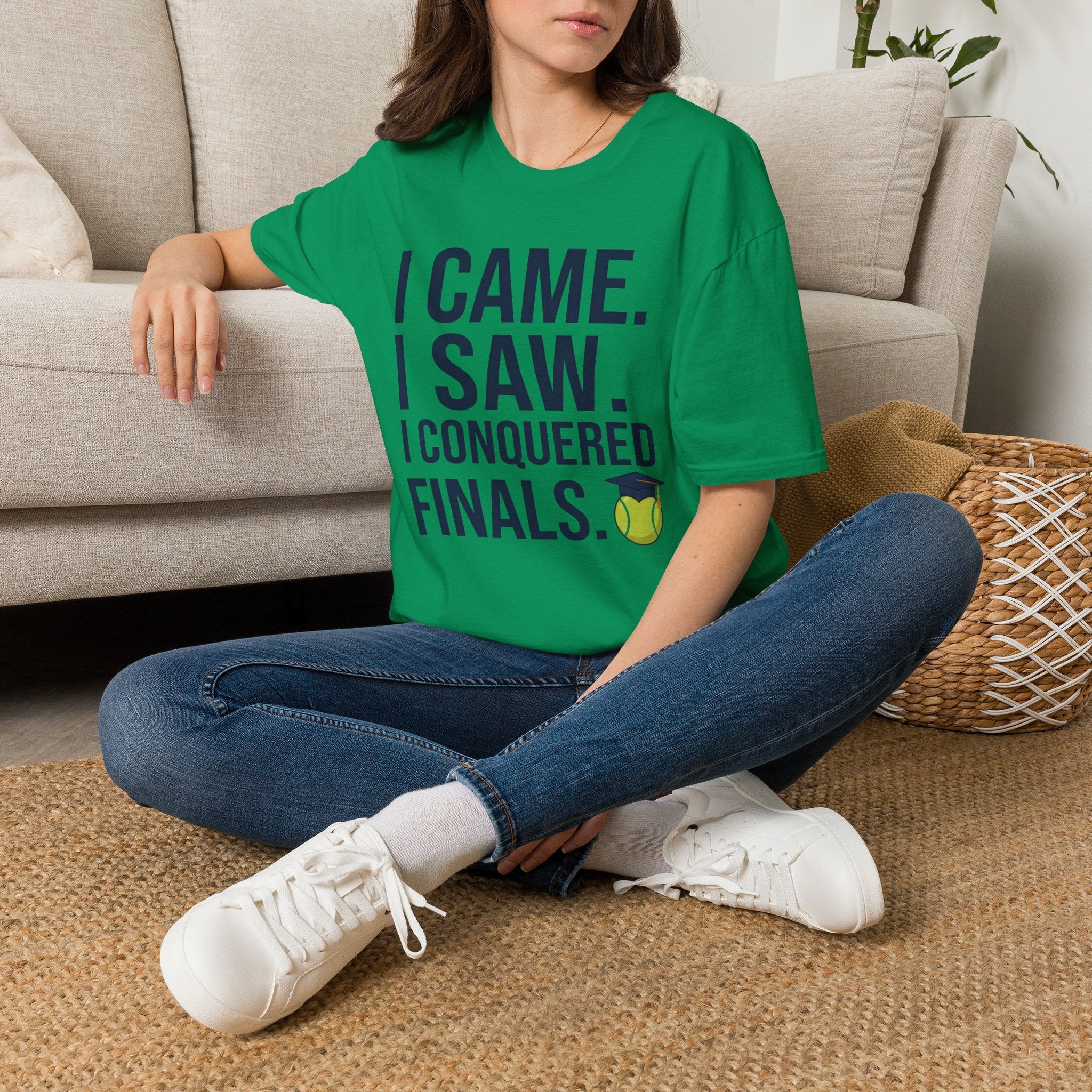 I Came. I Saw. I Conquered Finals. Tee — College Exam Victory Shirt