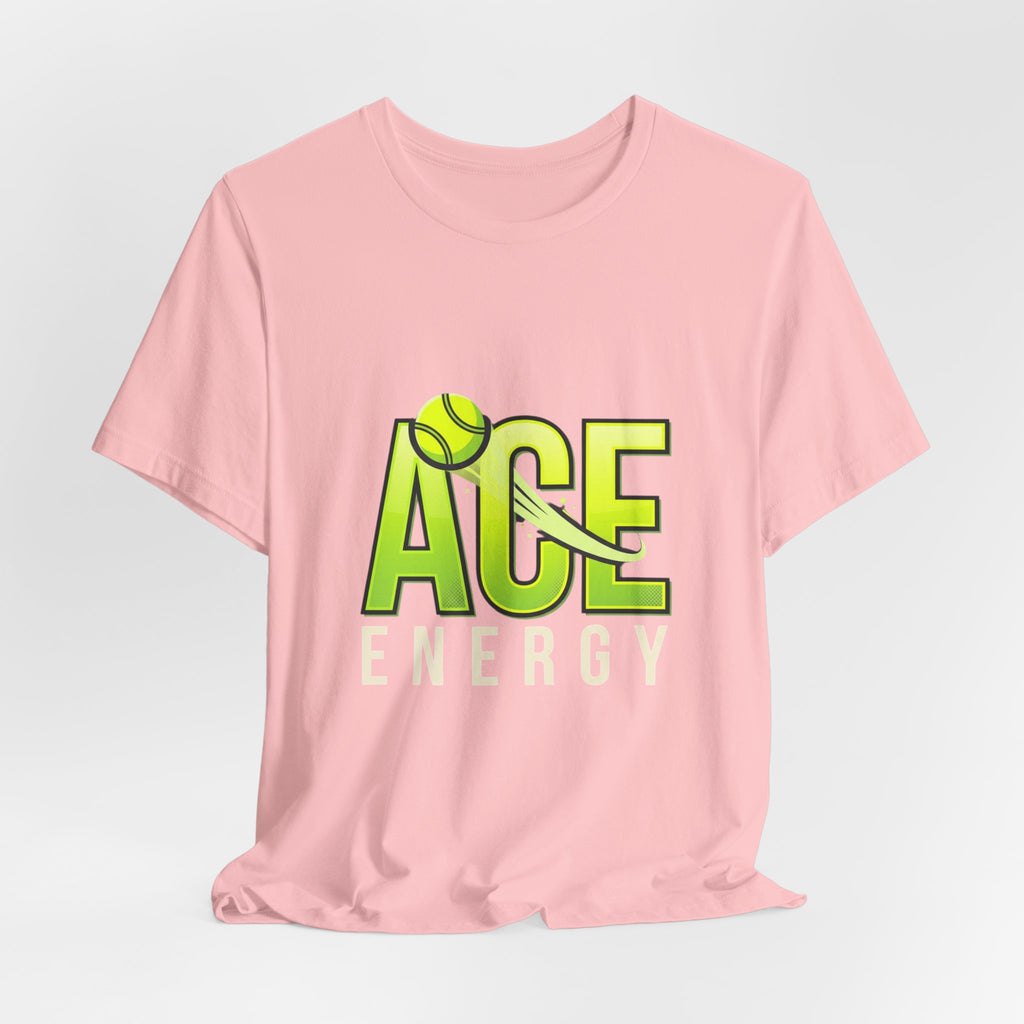 T-Shirt — "Ace Energy" Tennis Graphic Tee