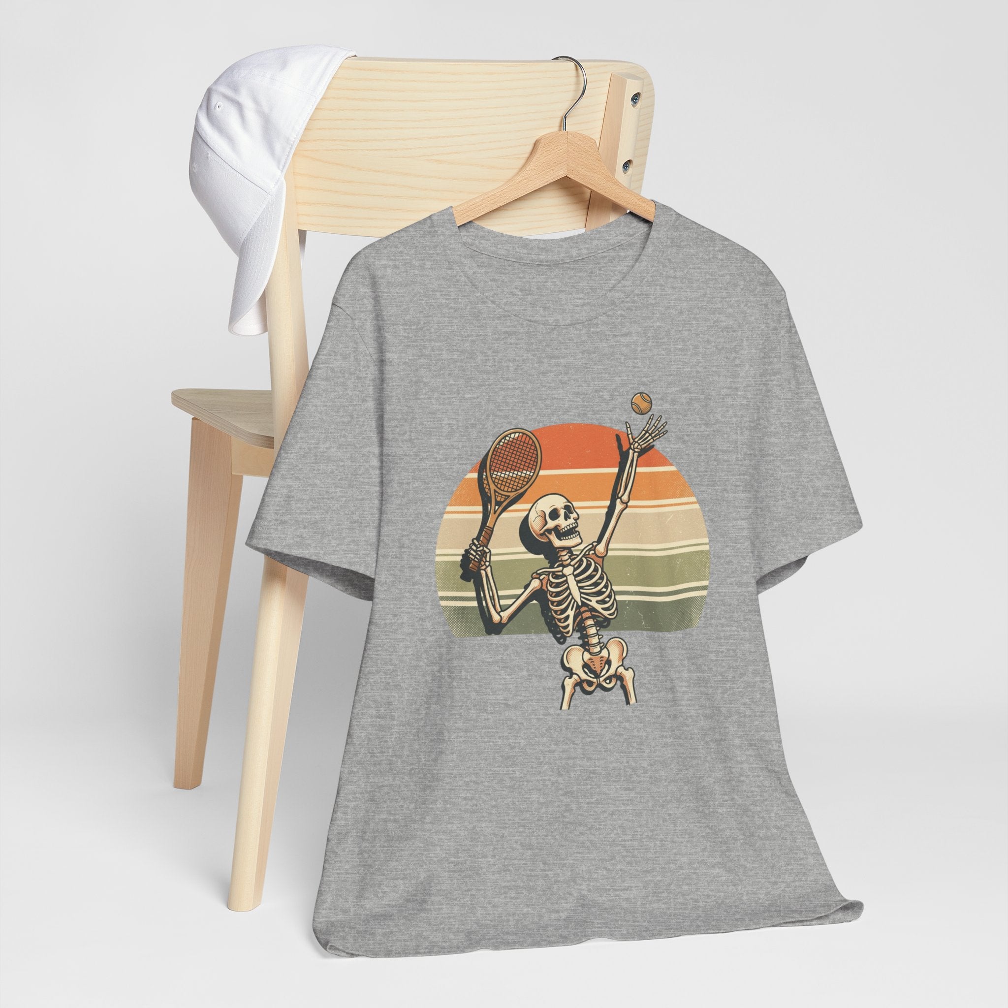 Skeleton Tennis Vintage Sunset Tee