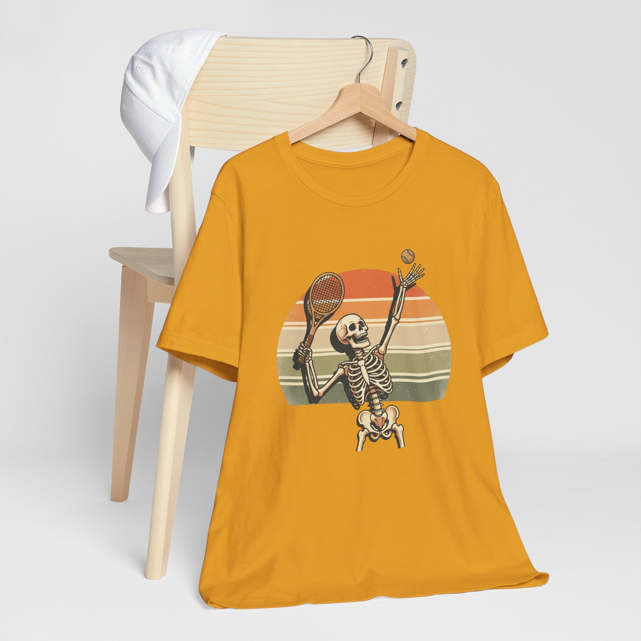 Skeleton Tennis Vintage Sunset Tee