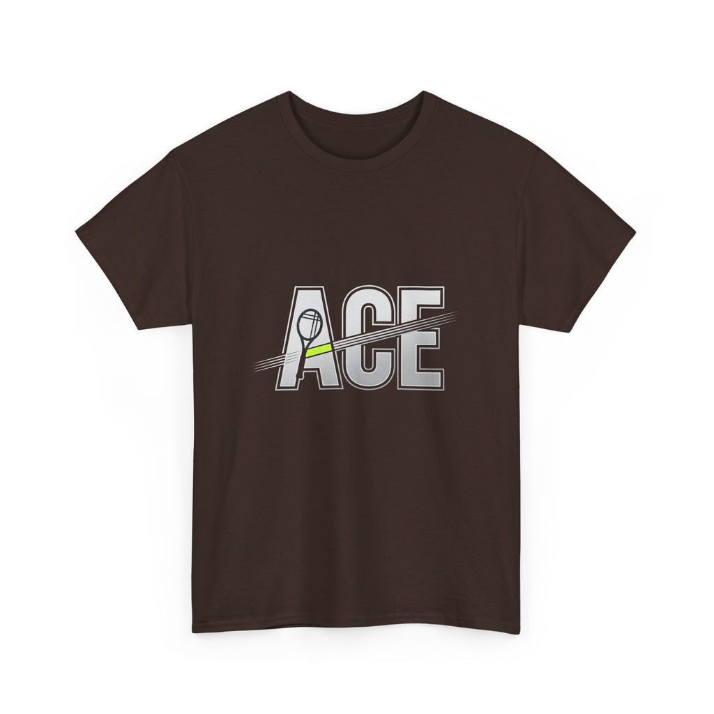 Ace Graphic Tee — Minimal Tennis 'ACE' Design