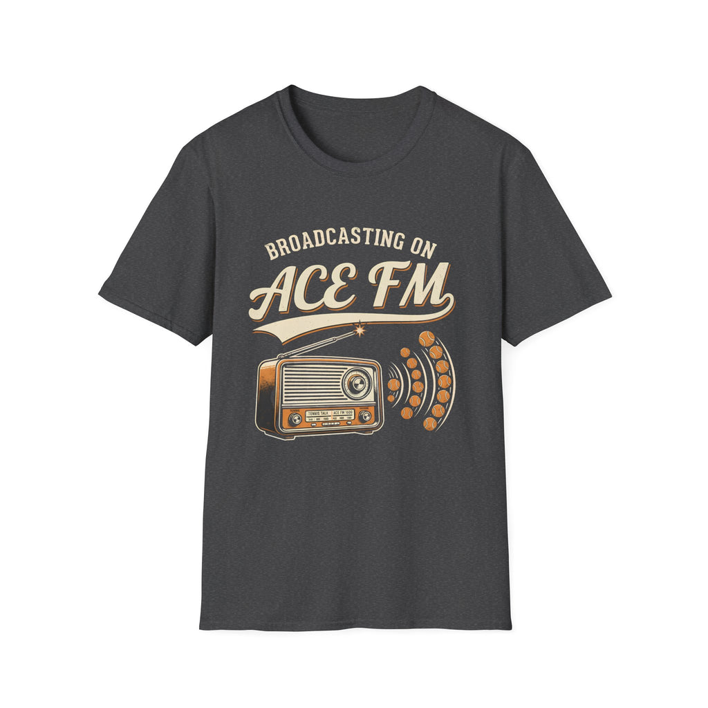 Broadcasting on ACE FM Retro Radio T-Shirt — Vintage Music Station Tee