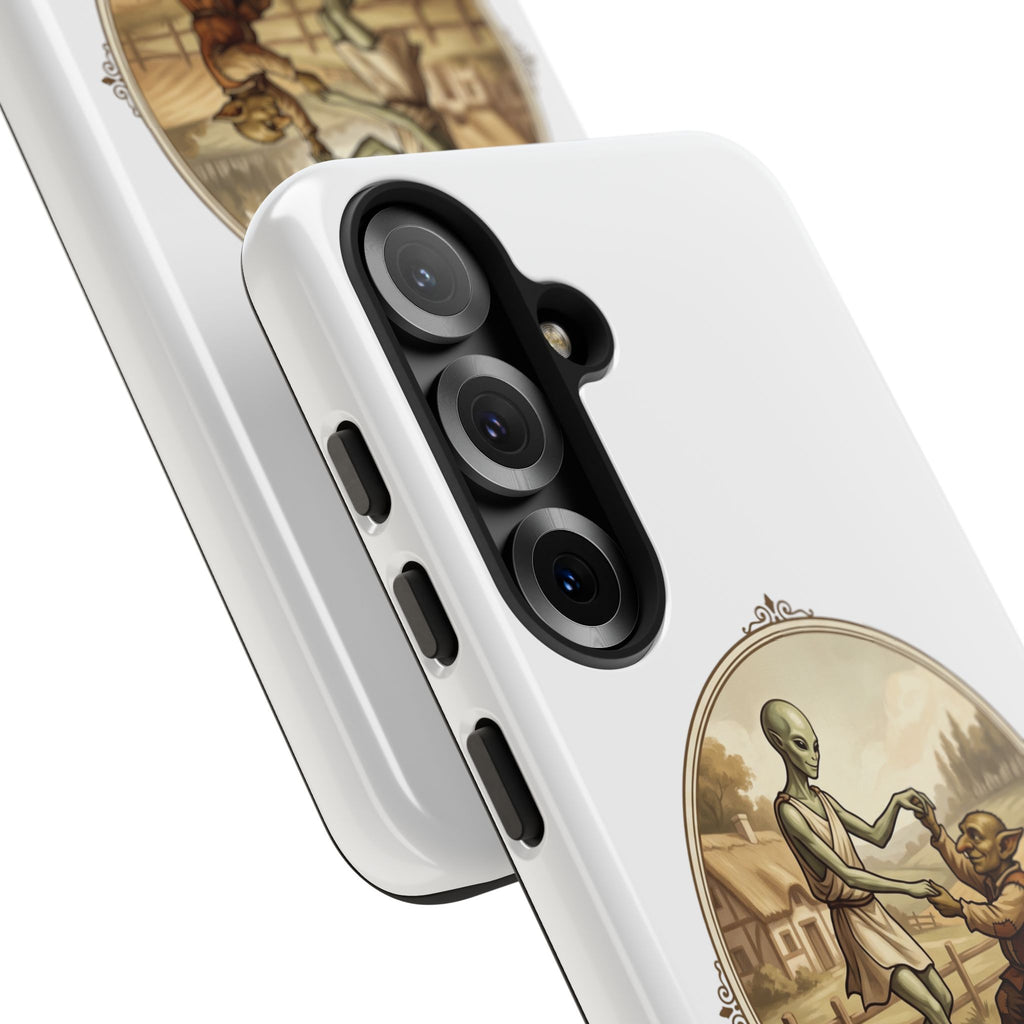 Phone Case — Vintage 'Strange Companions' Alien & Child Illustration