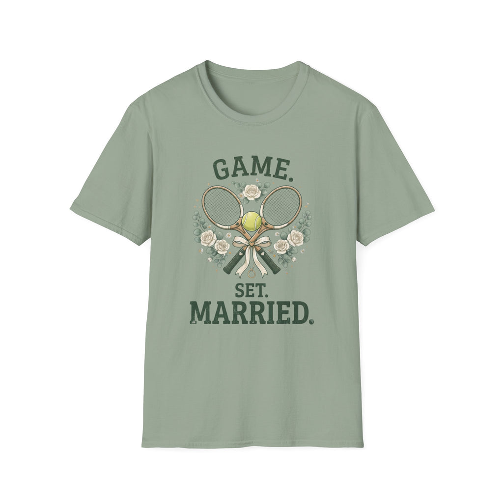 T-Shirt — "Game. Set. Married."