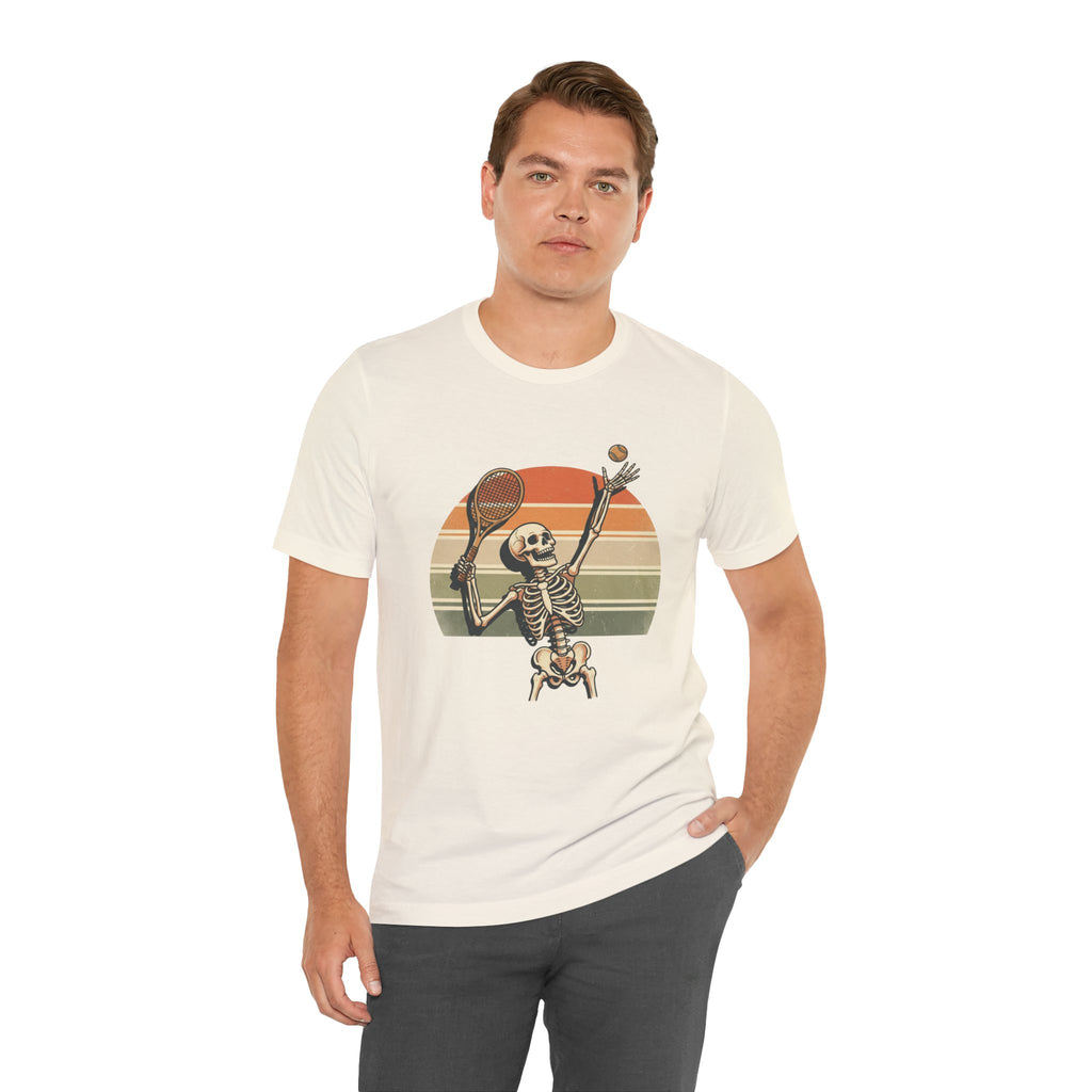 Skeleton Tennis Vintage Sunset Tee