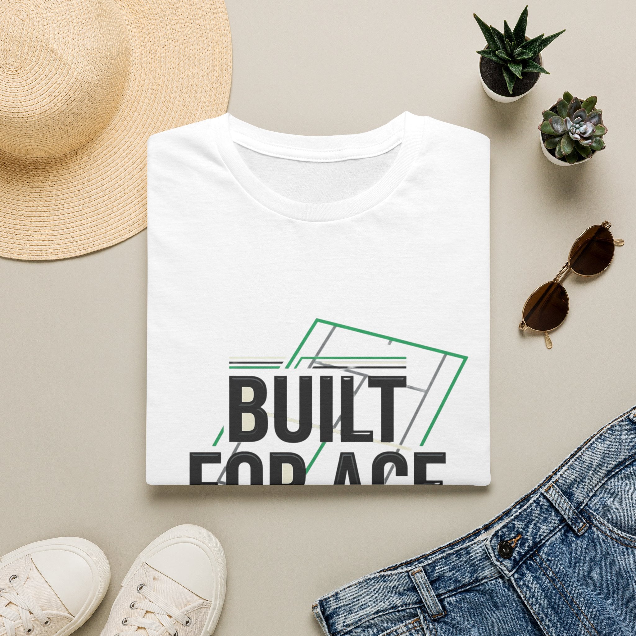 built for ace t_shirt
