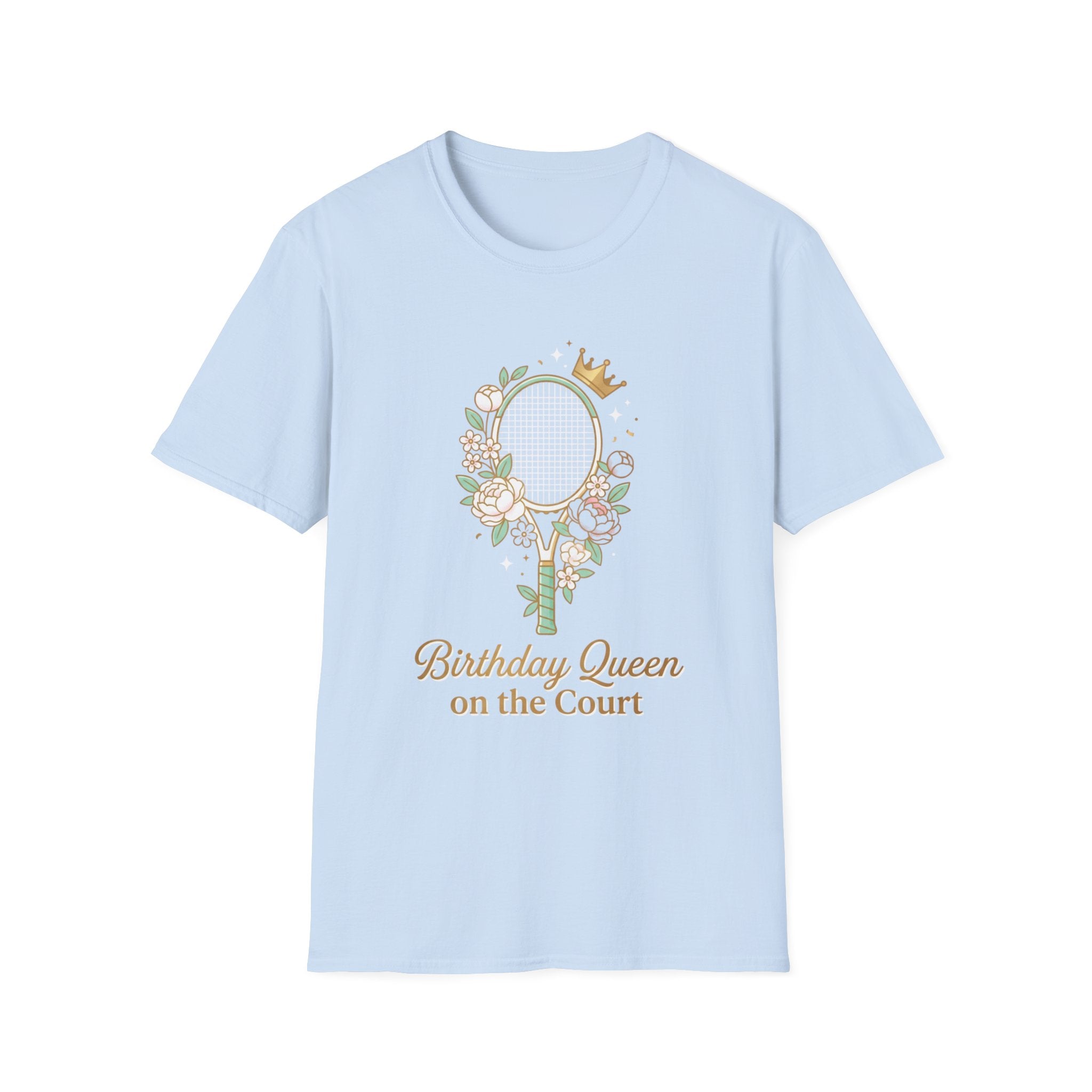 Birthday Queen on the Court Tennis Tee