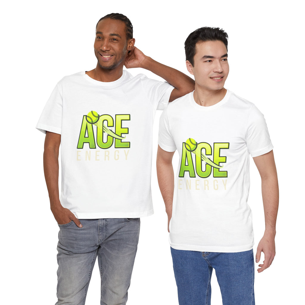 T-Shirt — "Ace Energy" Tennis Graphic Tee