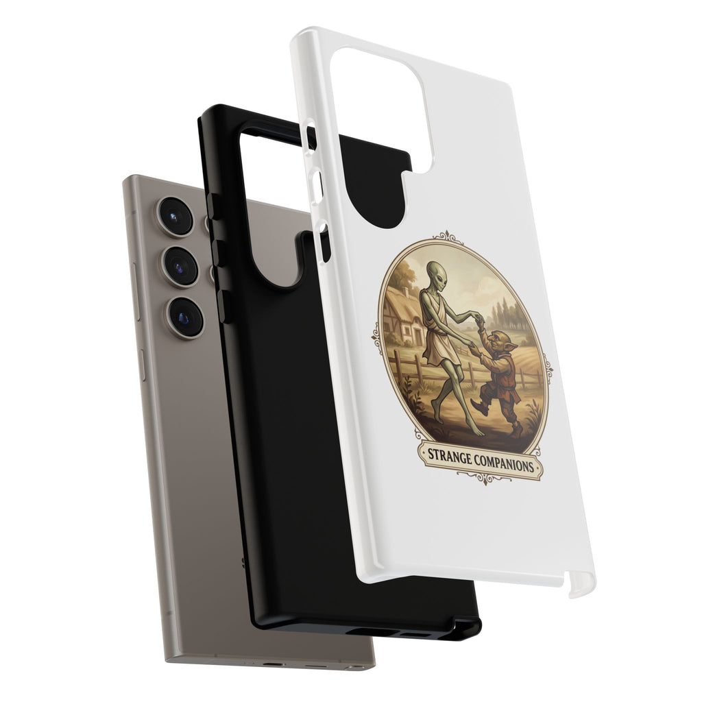 Phone Case — Vintage 'Strange Companions' Alien & Child Illustration
