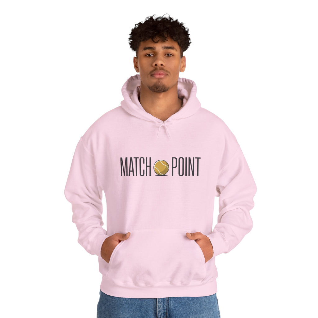 Match Point Tennis Hoodie — 'MATCH POINT' Graphic Pullover