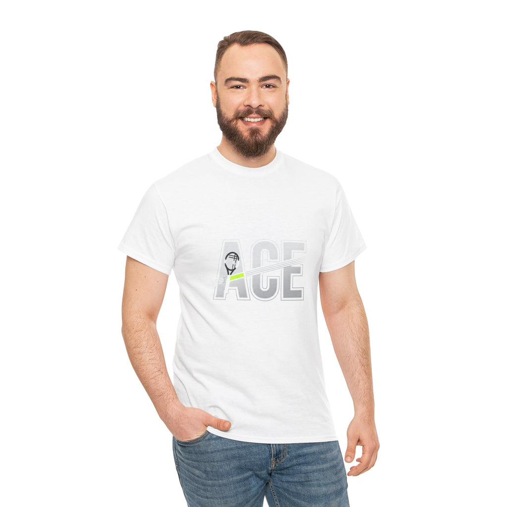 Ace Graphic Tee — Minimal Tennis 'ACE' Design