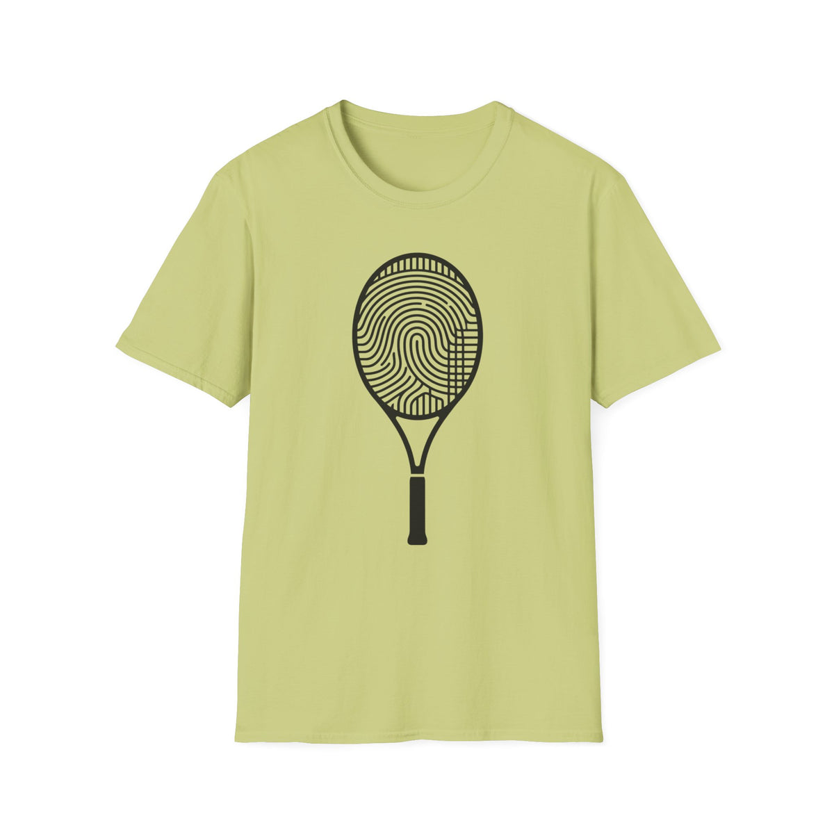 Fingerprint Tennis Racket T-Shirt