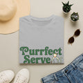 Purrfect Serve Cat Tennis T-Shirt