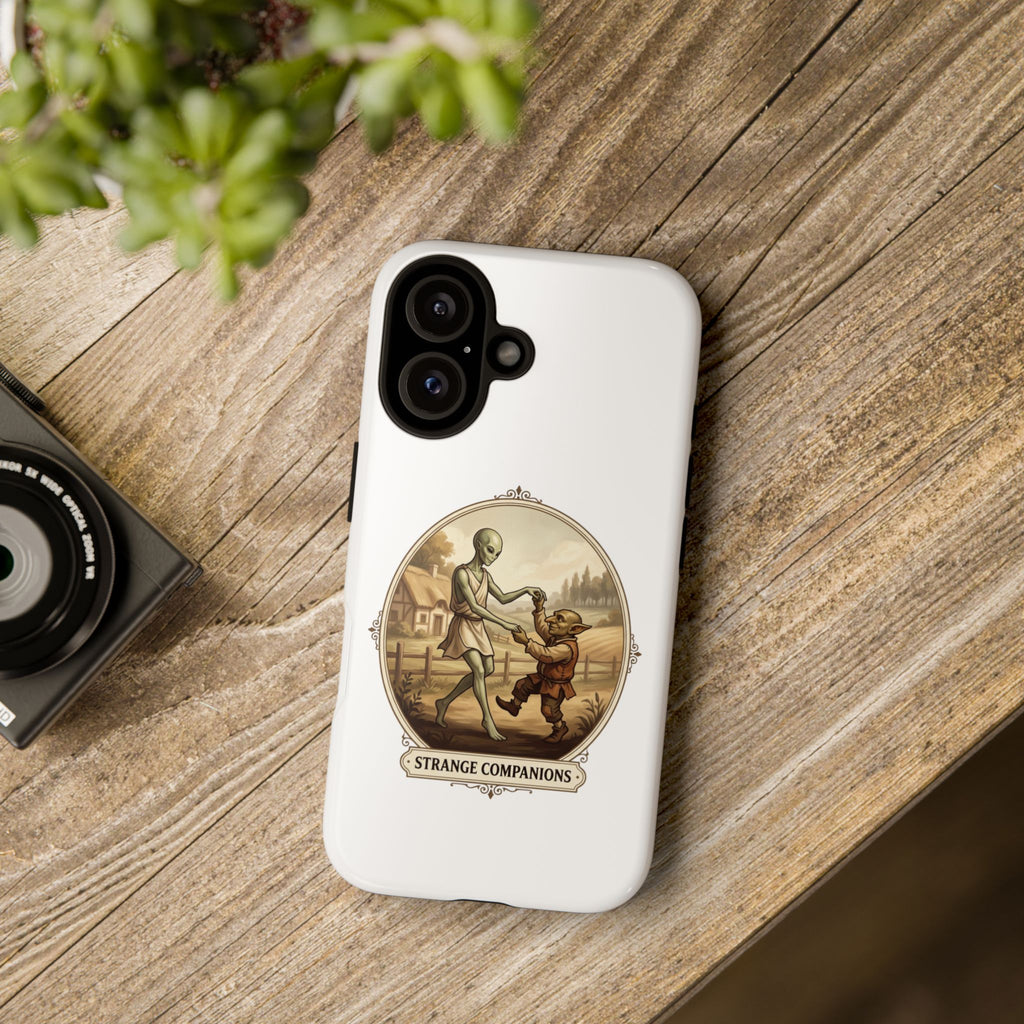 Phone Case — Vintage 'Strange Companions' Alien & Child Illustration