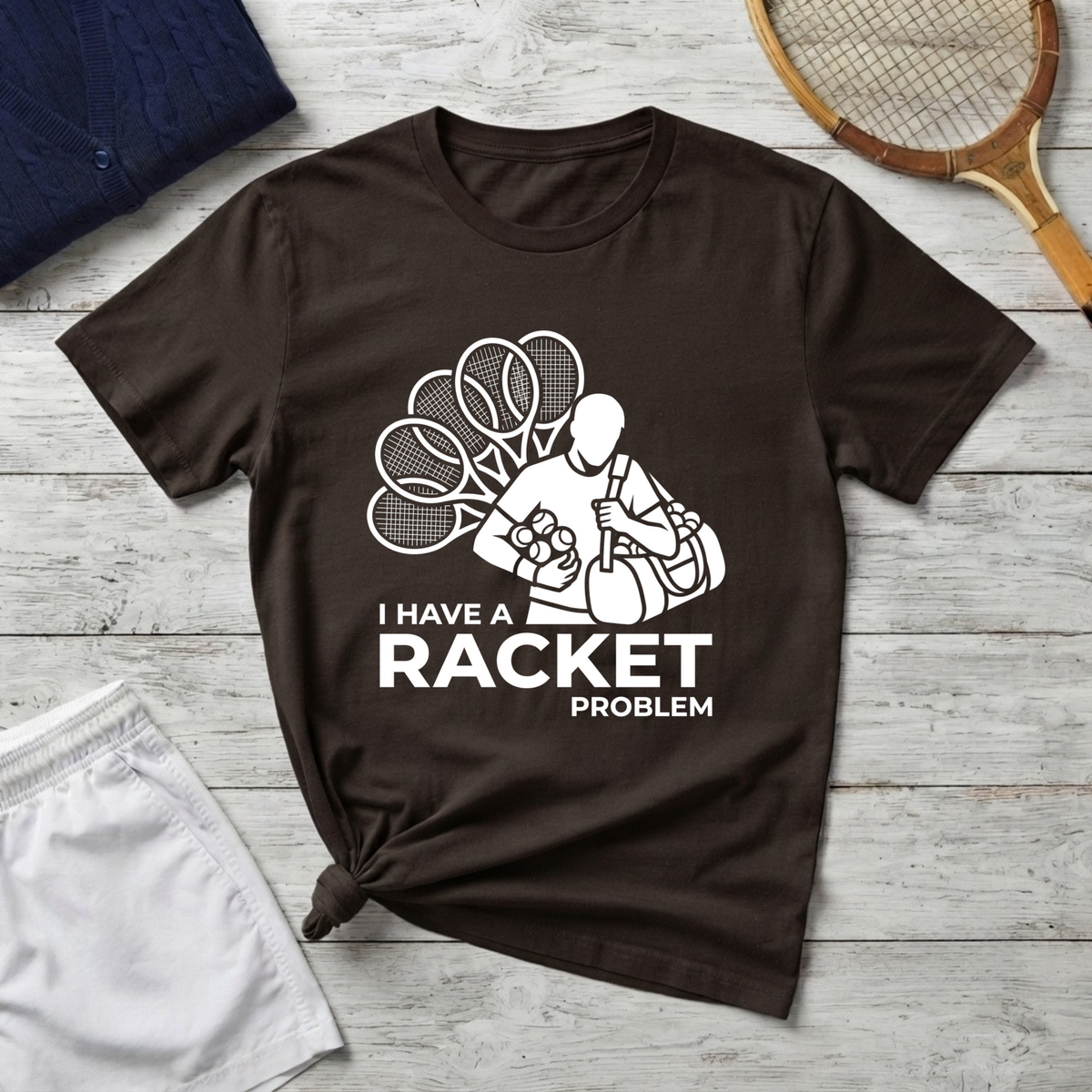 I Have a Racket Problem Tennis T-Shirt