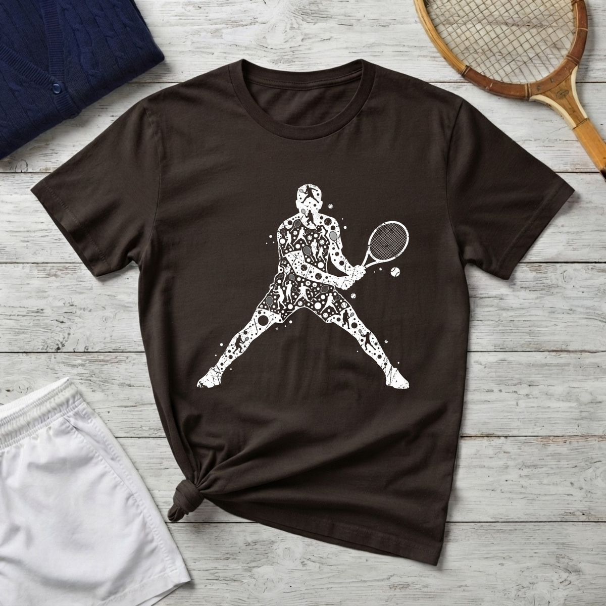 Tennis Player Graphic T-Shirt