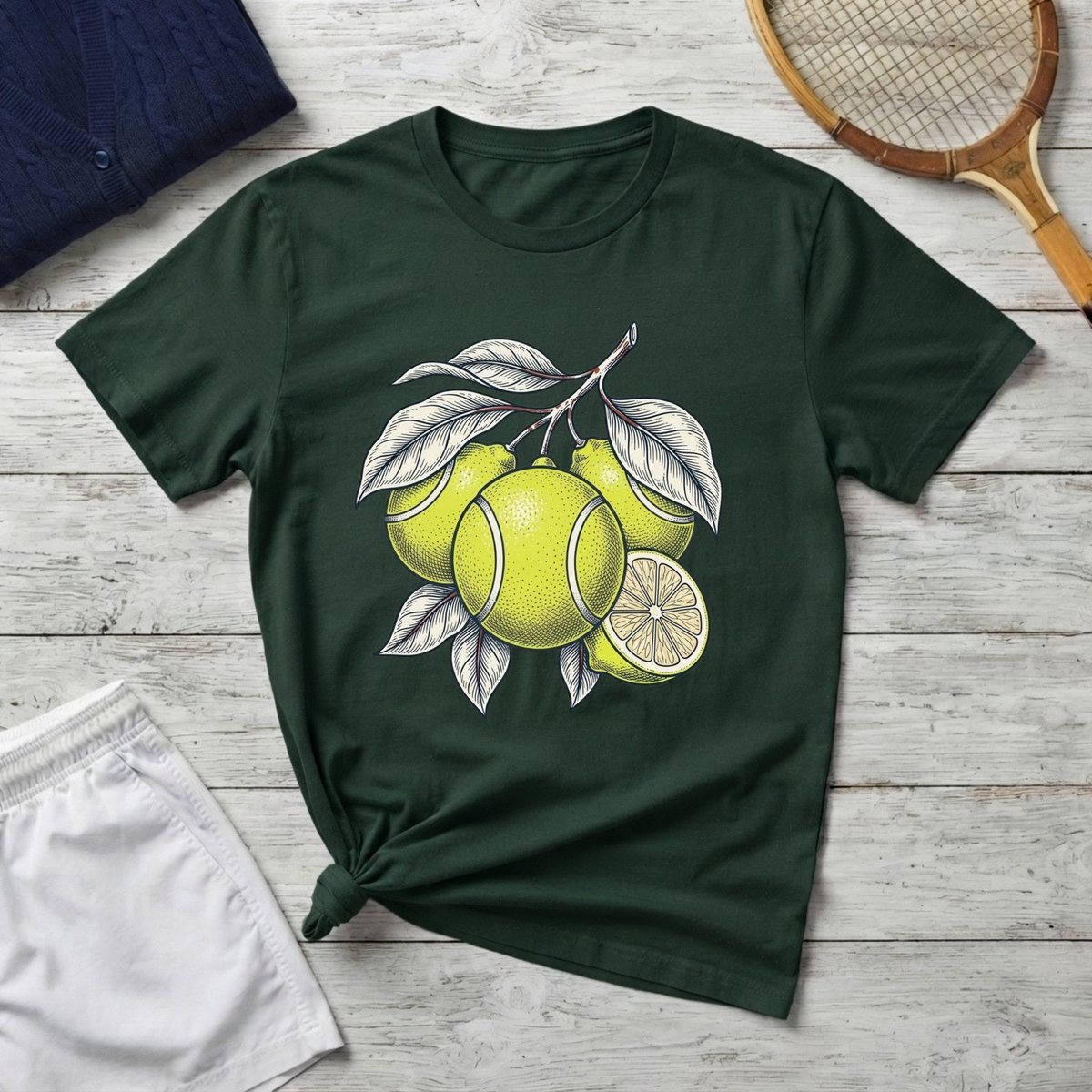 Lemon and Lime tennis ball T-Shirt