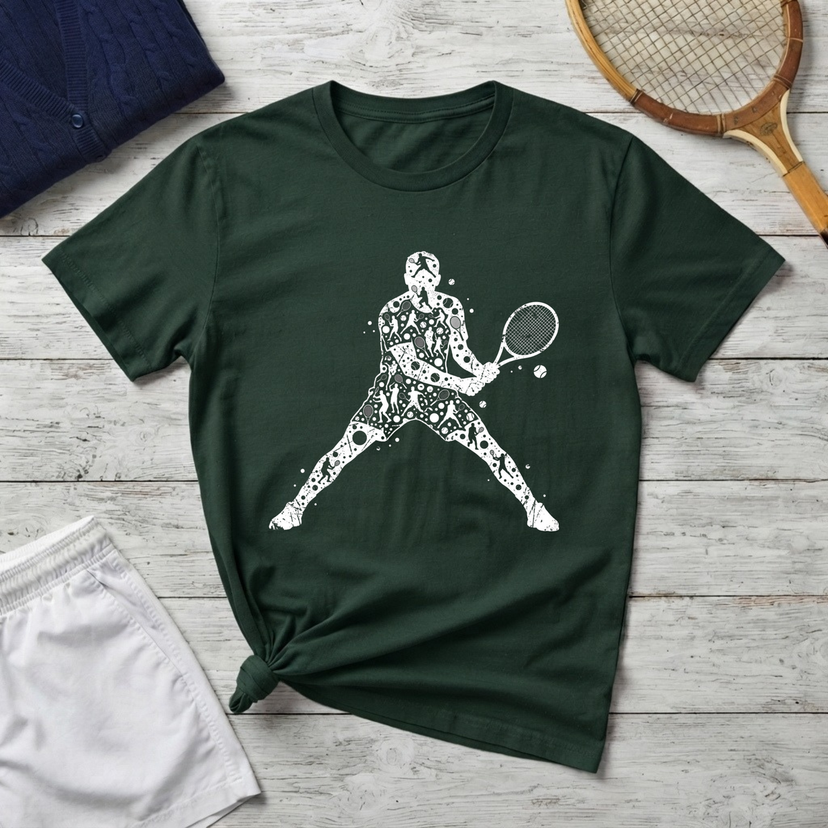 Tennis Player Graphic T-Shirt