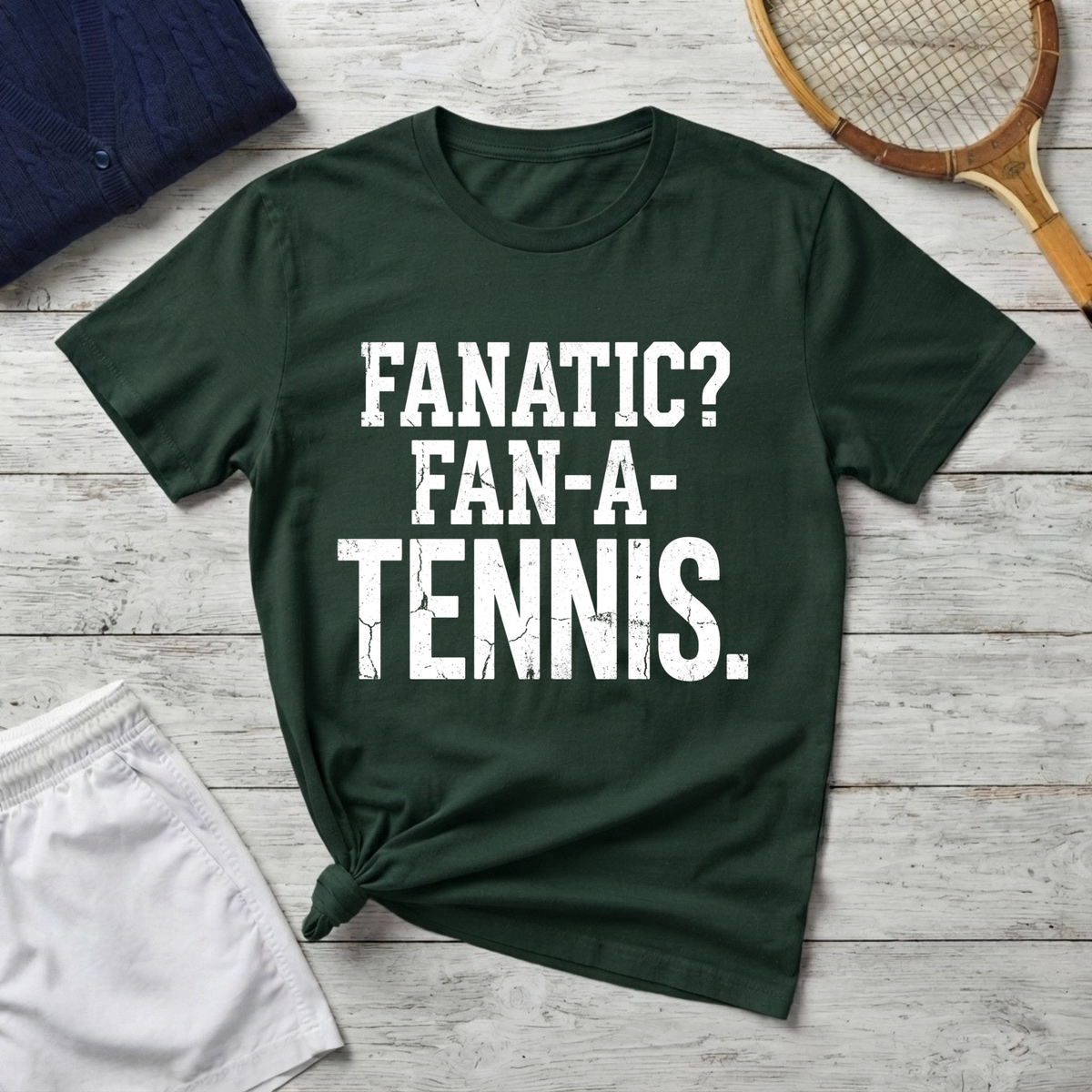 Fanatic? Fan-A-Tennis T-Shirt – Funny Tennis Fan Gift