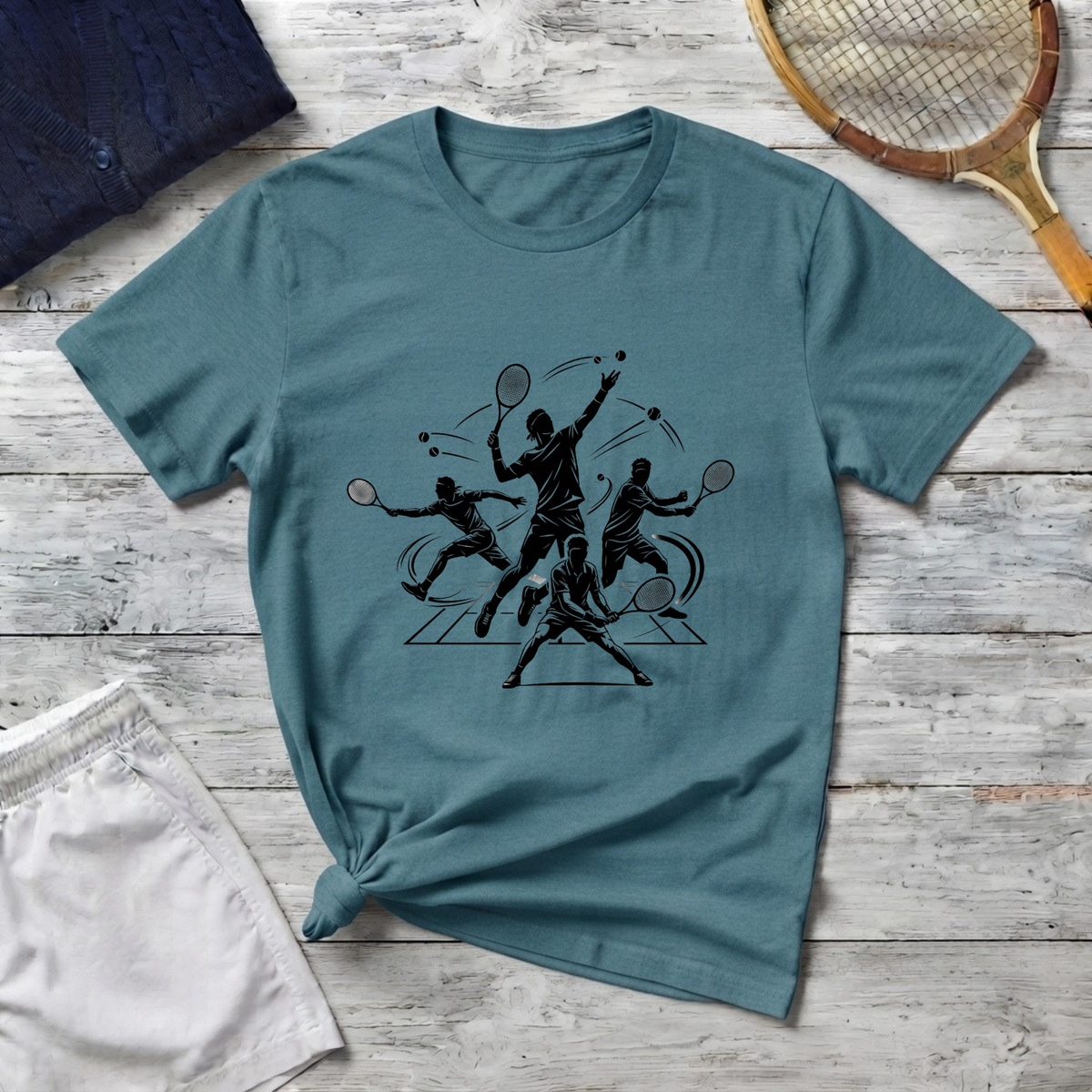 Tennis Player Graphic T-Shirt