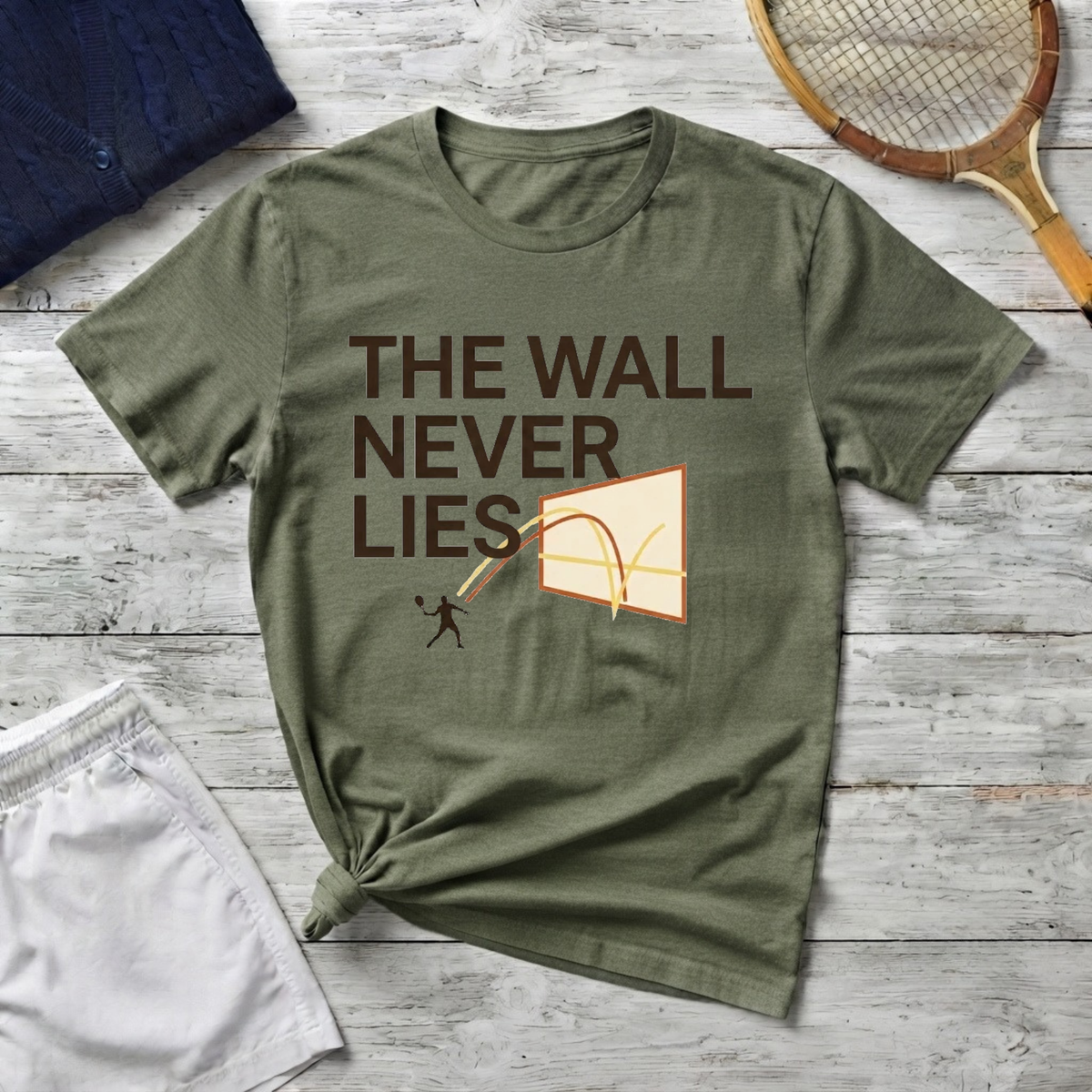 The Wall Never Lies Graphic T-Shirt