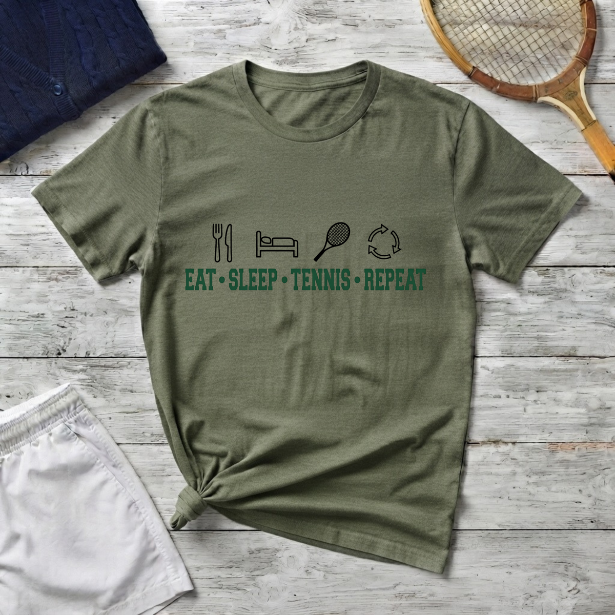 Eat · Sleep · Tennis · Repeat T-Shirt