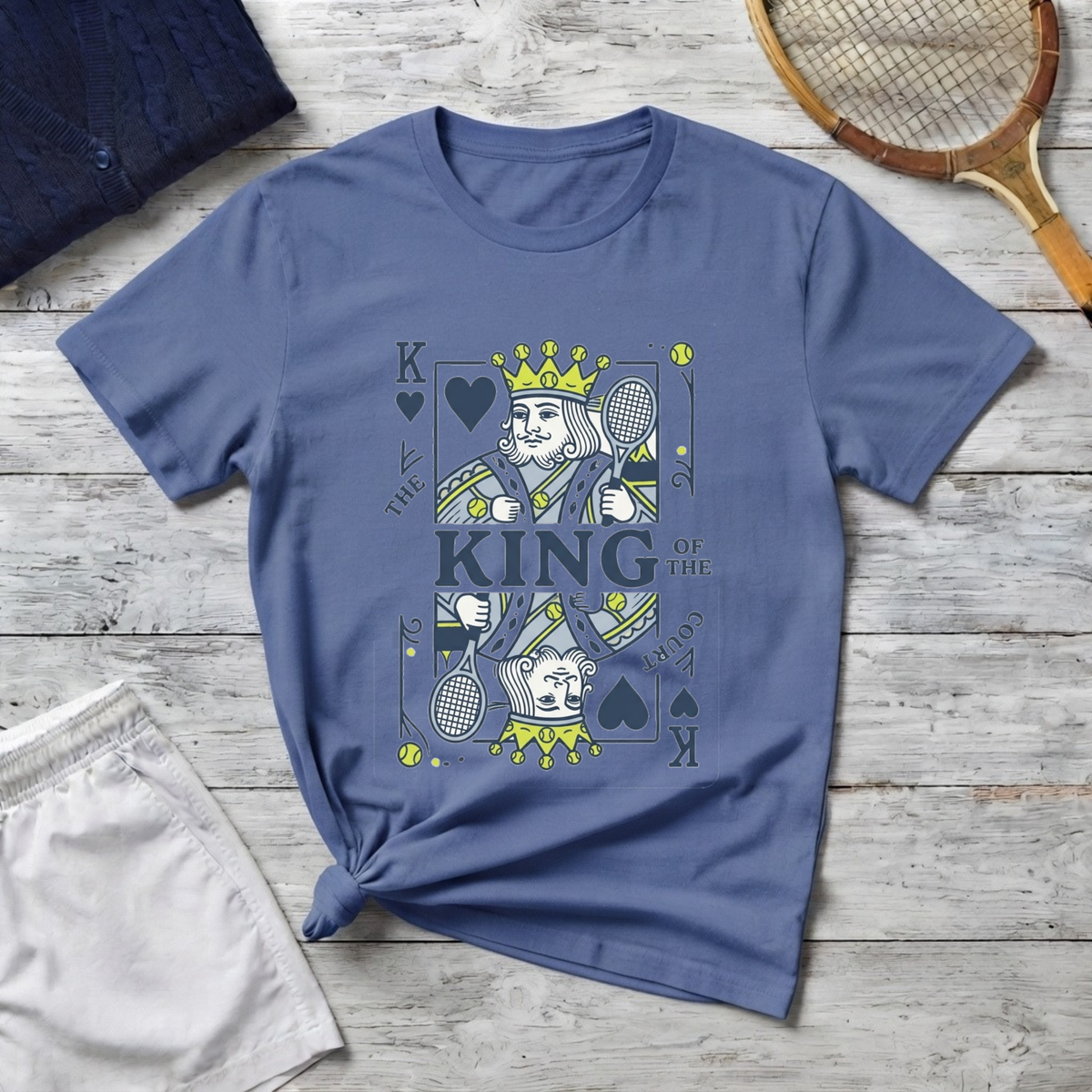 King of Hearts Playing Card T-Shirt