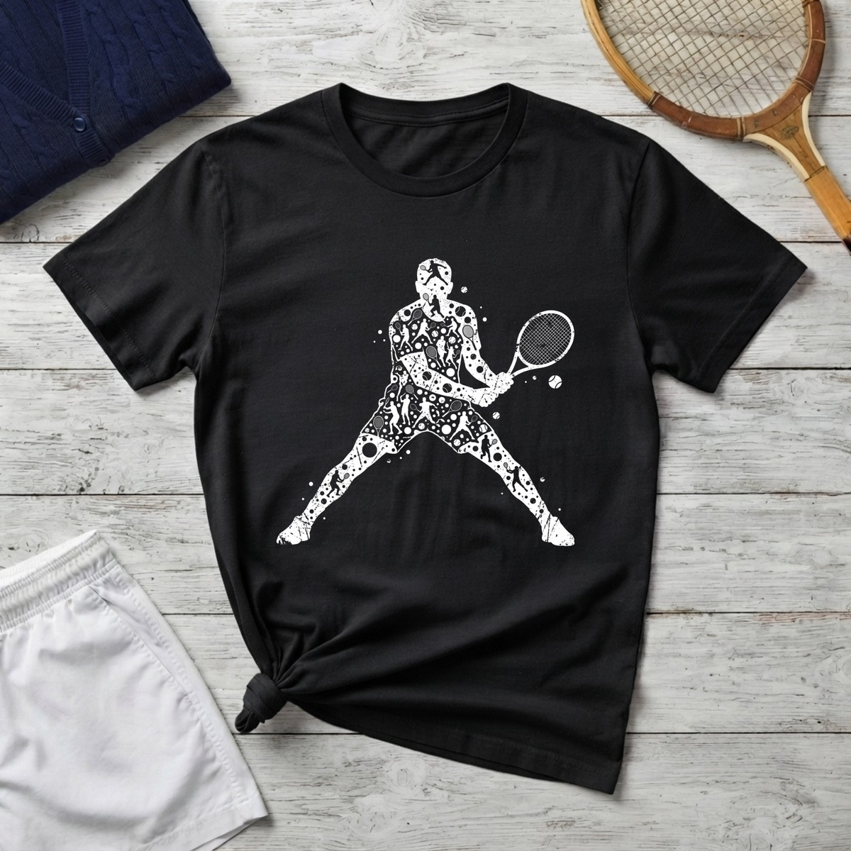 Tennis Player Graphic T-Shirt