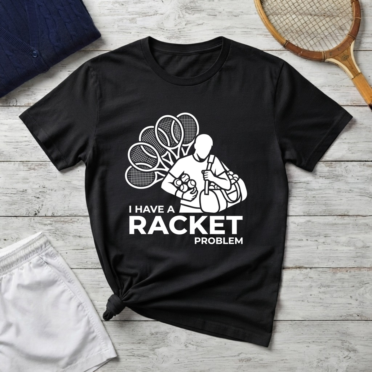I Have a Racket Problem Tennis T-Shirt