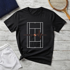 tennis Court Heartbeat T-Shirt
