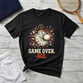 Game Over Ace T-Shirt — Vintage Pocket Watch Explosion Gamer Tee