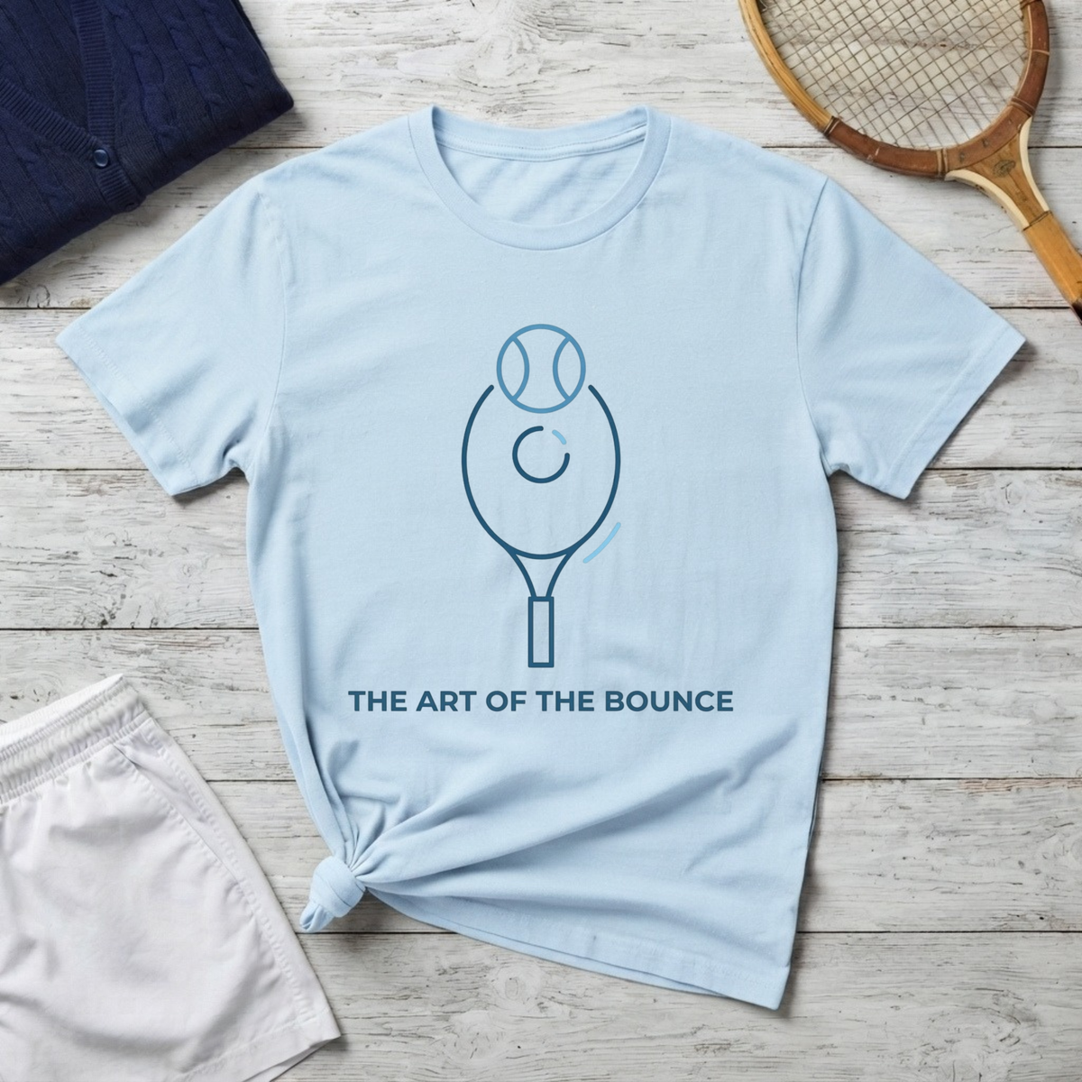 The Art of the Bounce tennis T-Shirt