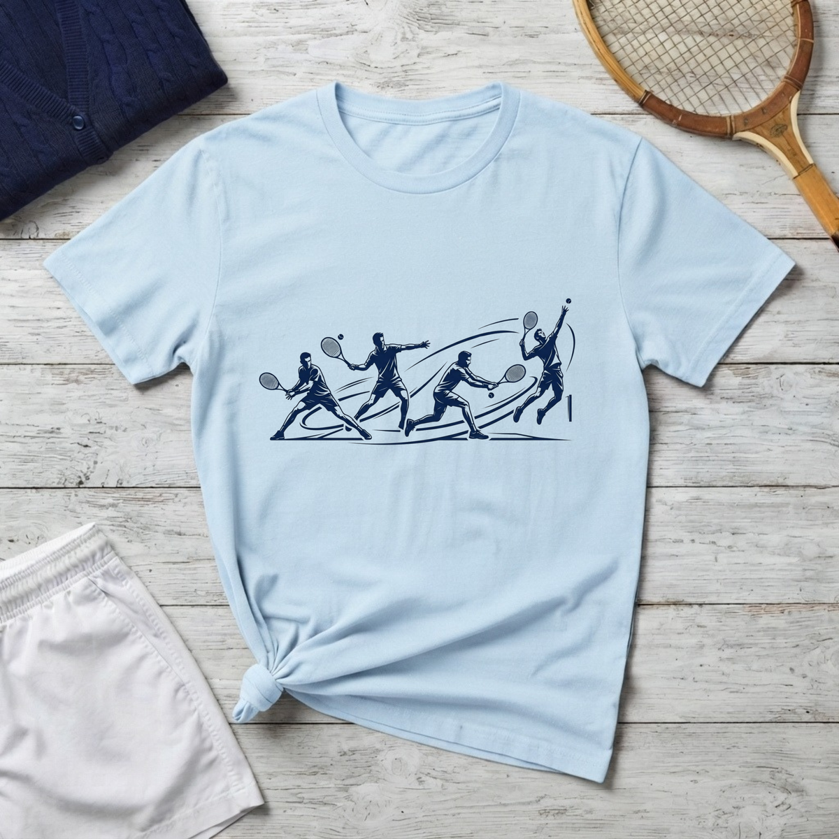 tennis Motion Graphic T-Shirt