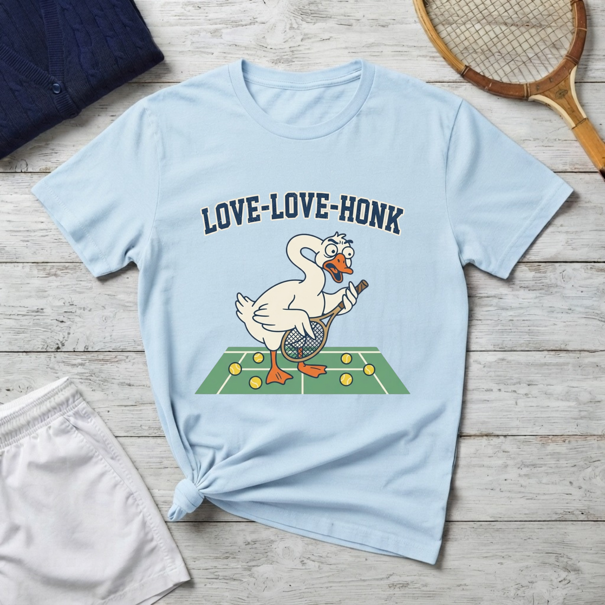 Love-Love-Honk Duck T-Shirt