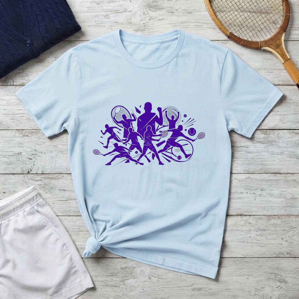 tennis player Silhouette T-Shirt