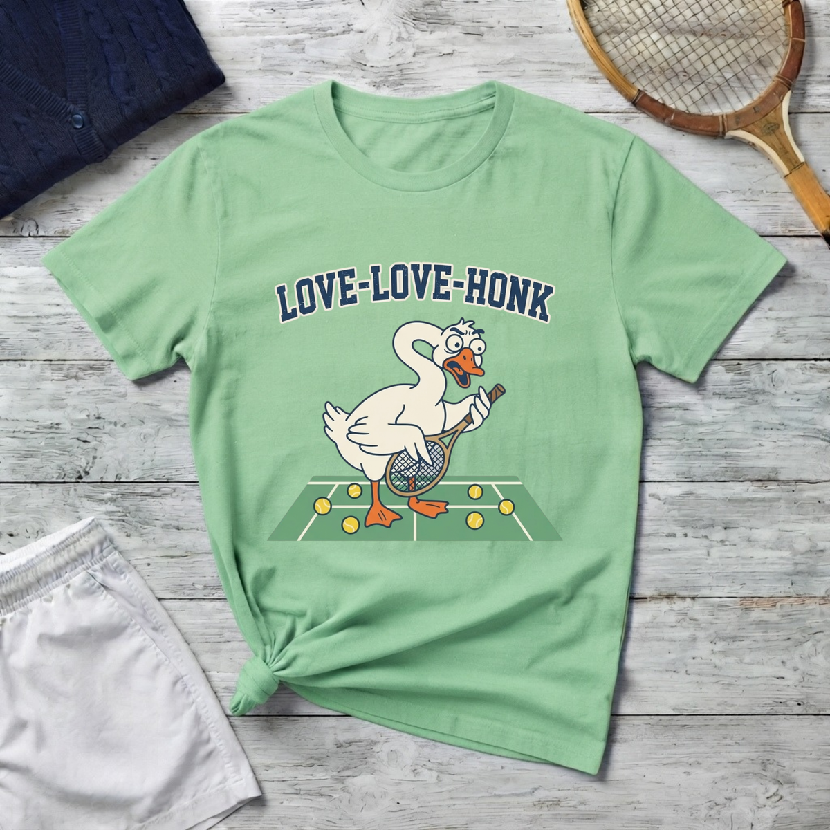 Love-Love-Honk Duck T-Shirt
